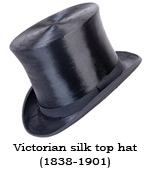 Victorian silk top hat